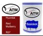 Preview: Hyundai, Red Mulberry, R57: 500ml Lackdose, von ATW Autoteile West.